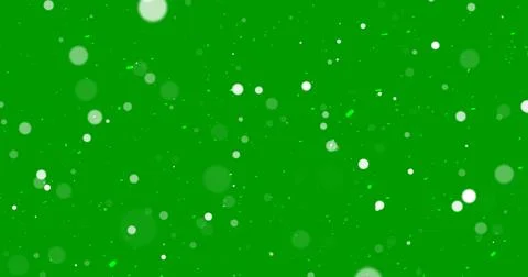 Realistic snow dust particle background, green screen super smooth fx. Over.. Ilustração Stock