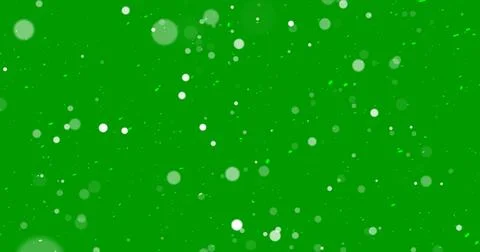 Realistic snow dust particle background, green screen super smooth fx. Over.. Ilustração Stock