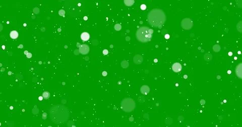 Realistic snow dust particle background, green screen super smooth fx. Over.. Ilustração Stock