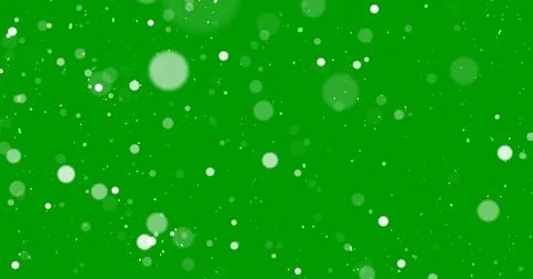 Realistic snow dust particle background, green screen super smooth fx. Over.. Ilustração Stock