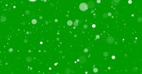 Realistic snow dust particle background, green screen super smooth fx. Over.. Ilustração Stock