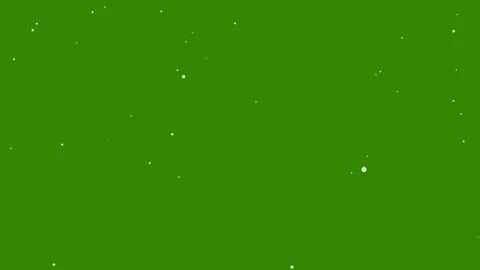 Realistic snow fall effect isolated green. 4K footage for christmas celebrat Stock Footage 315195495