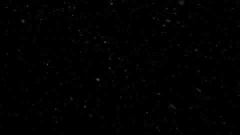 Realistic Snow Falling on a Dark Background. Blurry Snow Stock Footage 346688257
