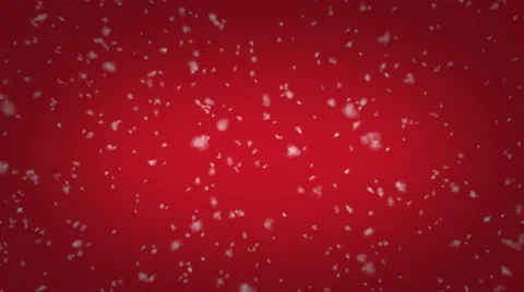 Realistic snow falling in front of christmas styled red background Stock Footage 57652459