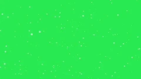 Realistic Snow Falling on Green Screen Background Stock Footage 332147841