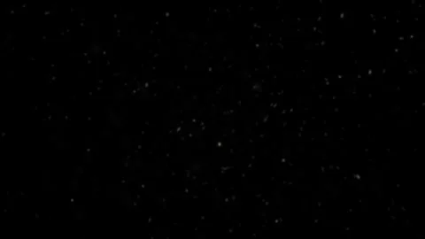 Realistic Snowfall Animation | Slow Motion Snow on Black Background Stock Footage 323505418