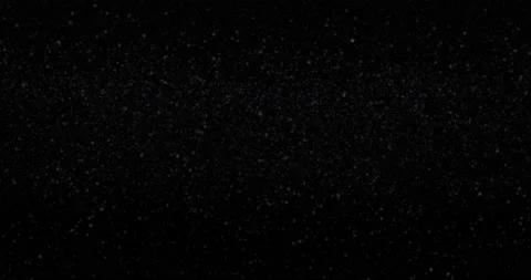 Realistic snowfall on black background Stock Footage 144560712