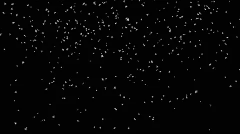 Realistic snowfall for christmas on black background for use in screen mode Video stock 67552508
