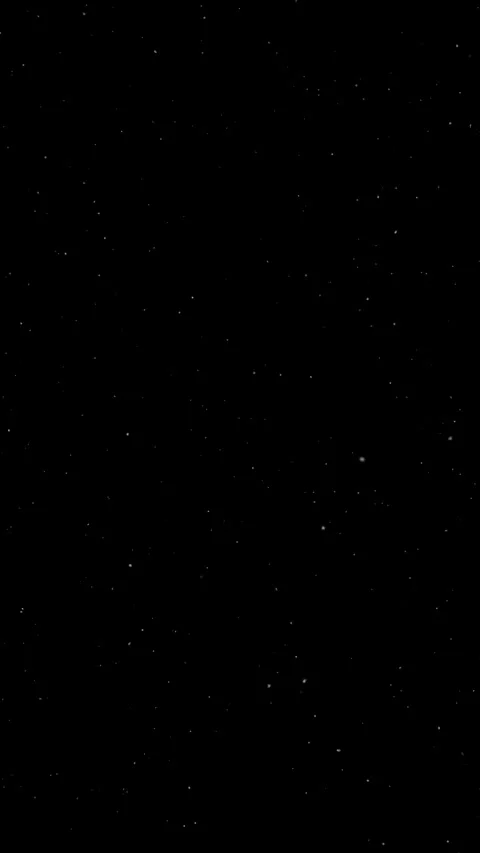 Realistic snowfall on clean black vertical background Stock Footage 337662343