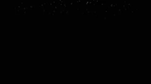 Realistic snowfall with fast speed  isolated on the black background 4K Stock Footage 68915289
