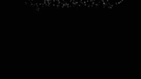Realistic snowfall with fast speed  isolated on the black background 4K Stock Footage 68915318