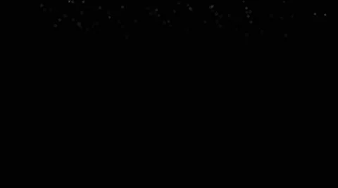 Realistic snowfall with fast speed  isolated on the black background 4K Stock Footage 68915419