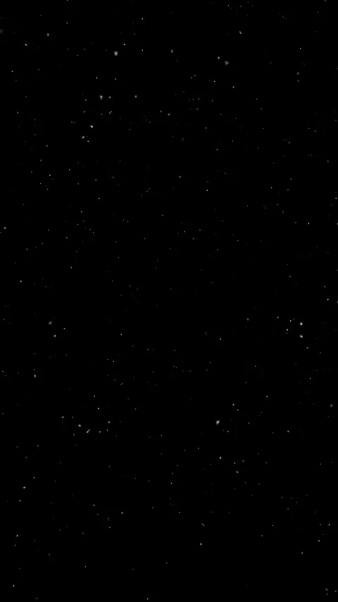 Realistic snowfall flakes falling loop on black vertical background Stock Footage 337662932