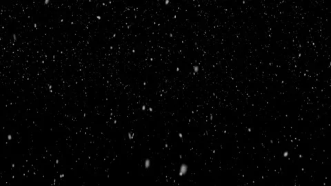 Realistic Snowfall Loop Animation for Winter Scene Background Stock Footage 333028775