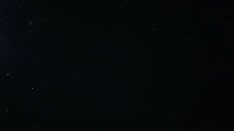 Realistic snowfall overlay, black background - winter, slowly falling snow Video stock 228804056