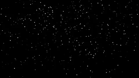 Realistic snowfall overlay on black background Stock Footage 321348250