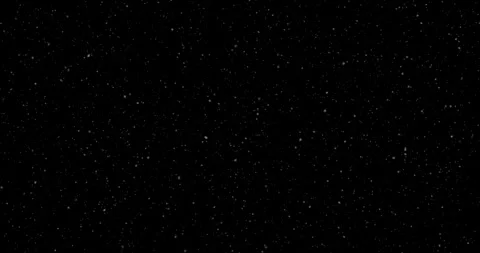 Realistic snowfall snowflakes slow motion falling on clean black loop backgr Stock Footage 346629700