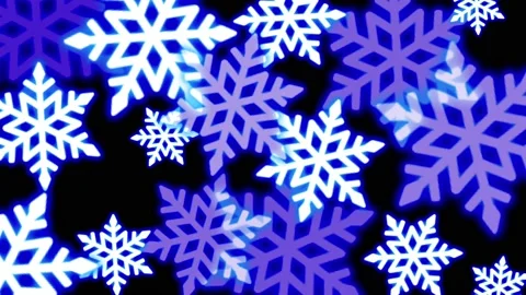 Realistic snowflake sparkle frame isolate on black background. Stock Footage 167575490