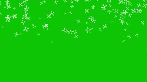 Realistic snowflakes falling animation, for winter themes, Christmas videos 库存影片 340968597