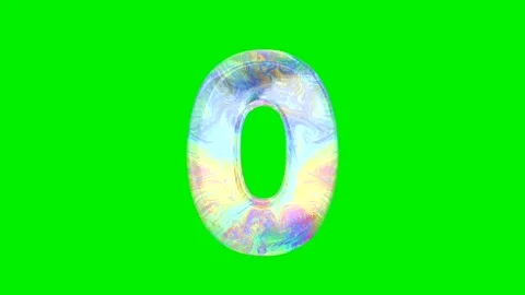 Realistic soap bubble texture number Stock Footage 333206563