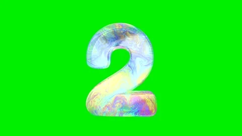 Realistic soap bubble texture number Stock Footage 333206591