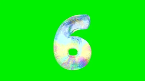Realistic soap bubble texture number Stock Footage 333206592