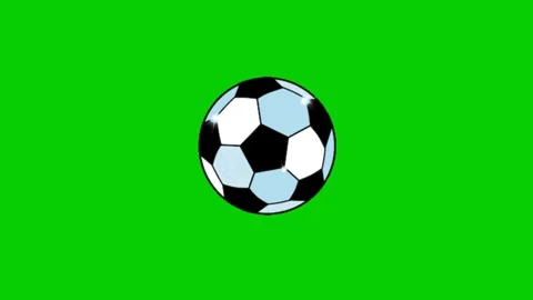 Realistic Soccer Ball Animation Loop Stock Footage 340607603