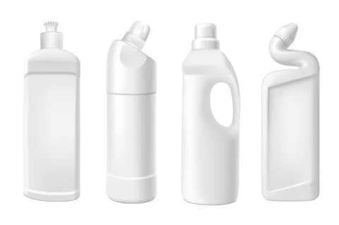 Realistic Softener in Bottles Stockillustratie