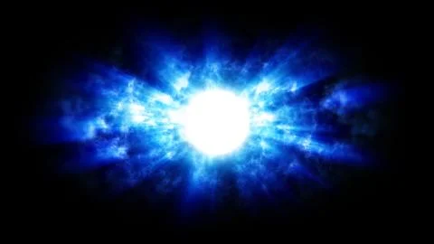 Realistic space scene Stock Illustration