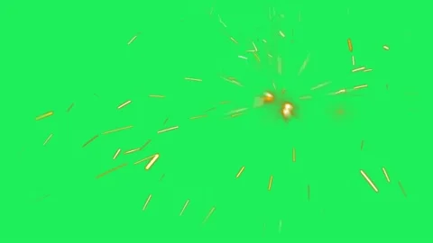 Realistic sparkler candle light. Stock Footage 142774358