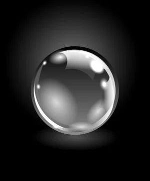 Realistic sphere illustration Stock Illustration