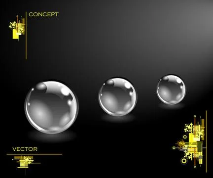 Realistic sphere illustration Stock Illustration
