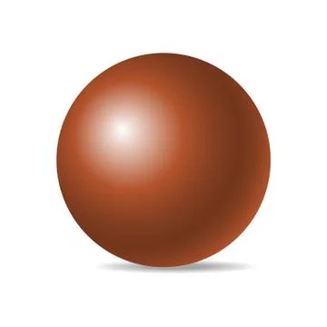 Realistic sphere isolated Stock Photos