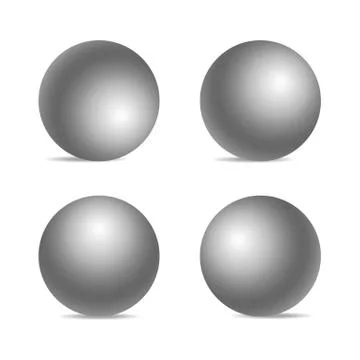 Realistic sphere isolated Stock Photos
