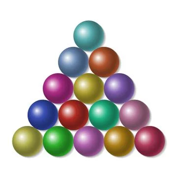 Realistic sphere isolated Stock Photos