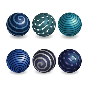 Realistic sphere isolated Stock-Fotos