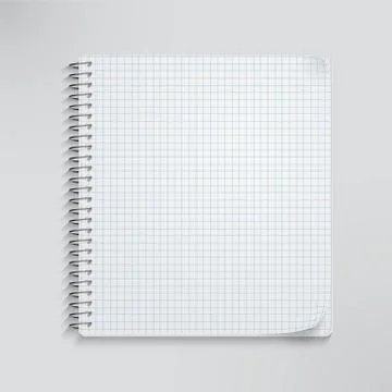 Realistic spiral notebook イラスト素材
