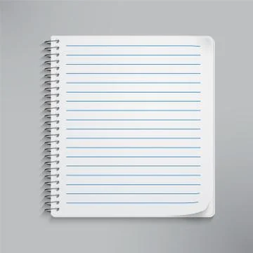 Realistic spiral notebook イラスト素材