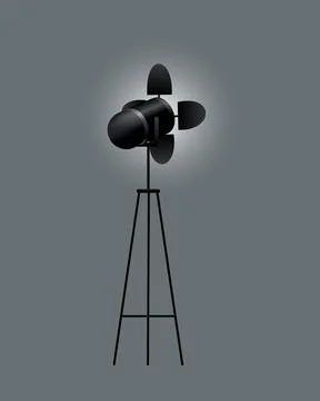 Realistic spotlights with gray background for show contest or interview vector Stock Illustration