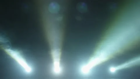 Realistic Stage Lights Stock Footage 164684100