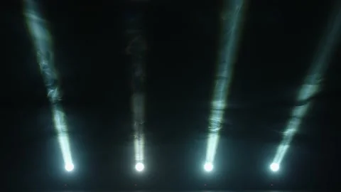 Realistic Stage Lights Stock Footage 164684108