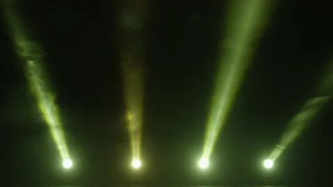 Realistic Stage Lights Stock Footage 164684208
