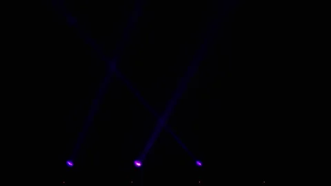 Realistic Stage Lights Stock Footage 164684240
