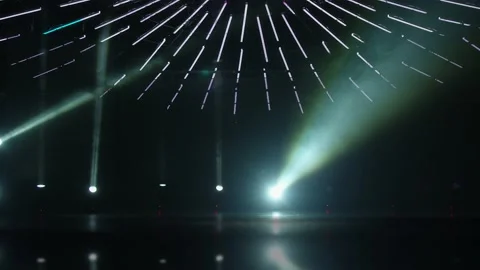 Realistic Stage Lights Stock Footage 164684789