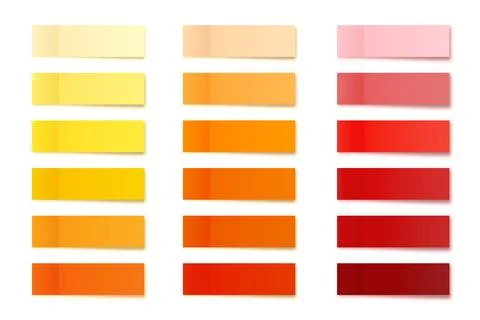 Realistic sticky notes collection. Post note stickers. Colorful sticky paper 스톡 일러스트