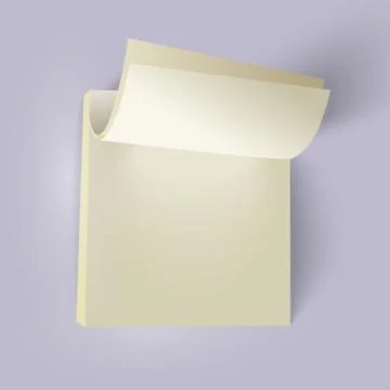 Realistic sticky notes - Illustration Stock Illustration