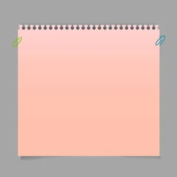 Realistic sticky notes paper sheets templates, reminders Stock Illustration