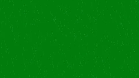 Realistic strong rainfall with green screen for any kind of video to use Stock Footage