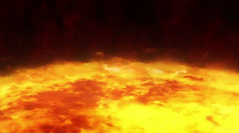 Realistic sun surface with flares. 2 in 1 file. Video stock 25240161