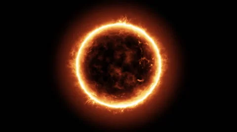 Realistic Sun Surface Stock Footage 57878318